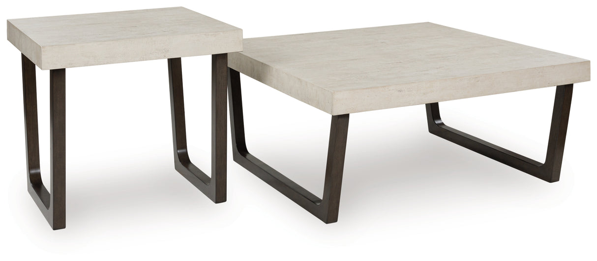Westenfort Espresso/Gray Table (Set of 2) from Ashley - Luna Furniture