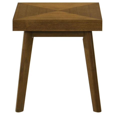Westerly Walnut 3-Piece Square Coffee and End Table Set from Coaster - Luna Furniture