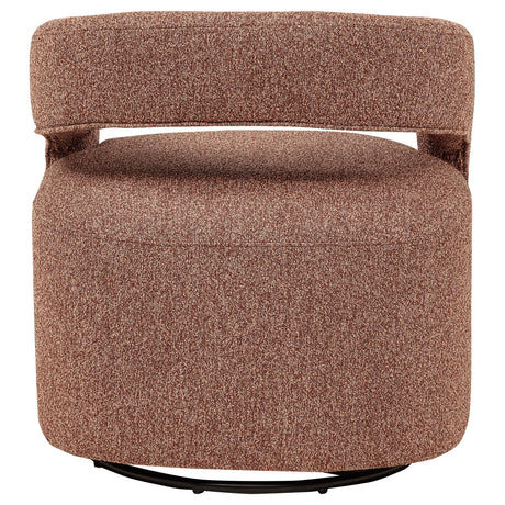 Westhill Berry Boucle Upholstered Swivel Accent Chair from Coaster - Luna Furniture
