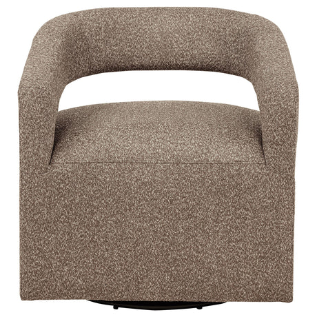 Westhill Rocky Road Boucle Upholstered Swivel Accent Chair from Coaster - Luna Furniture