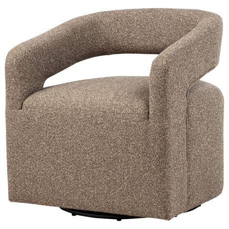 Westhill Rocky Road Boucle Upholstered Swivel Accent Chair from Coaster - Luna Furniture