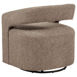 Westhill Rocky Road Boucle Upholstered Swivel Accent Chair from Coaster - Luna Furniture