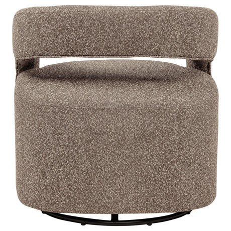 Westhill Rocky Road Boucle Upholstered Swivel Accent Chair from Coaster - Luna Furniture