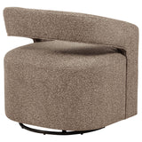 Westhill Rocky Road Boucle Upholstered Swivel Accent Chair from Coaster - Luna Furniture