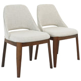 Weston Beige Linen Dining Chair from Midinmod - Luna Furniture