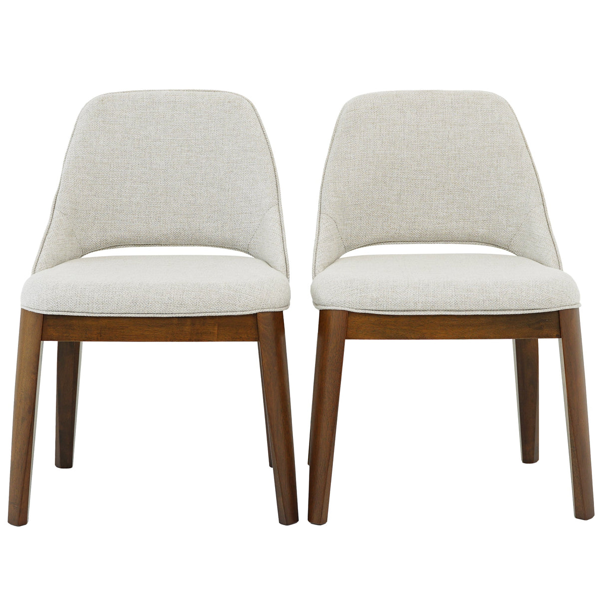 Weston Beige Linen Dining Chair from Midinmod - Luna Furniture