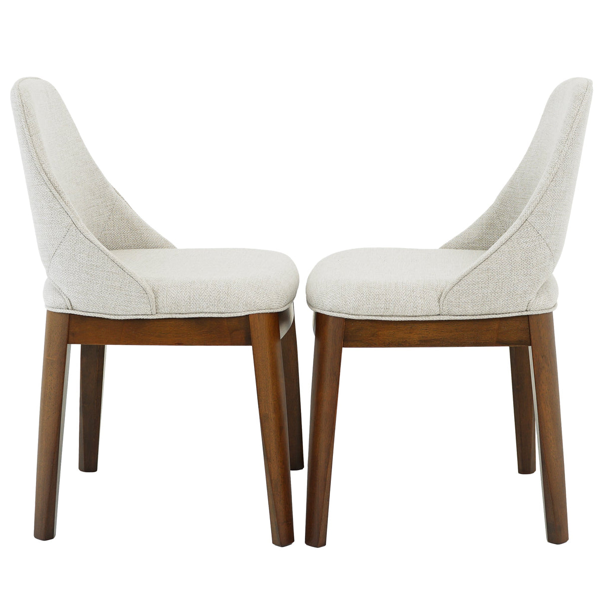 Weston Beige Linen Dining Chair from Midinmod - Luna Furniture