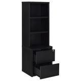 Westpark Black 3-Piece Wall Unit Bookcase Set with USB from Coaster - Luna Furniture