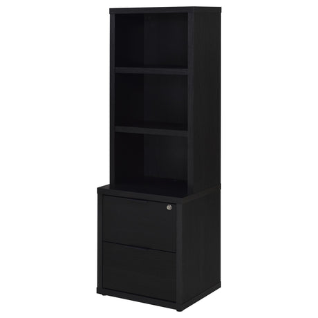 Westpark Black 3-Piece Wall Unit Bookcase Set with USB from Coaster - Luna Furniture