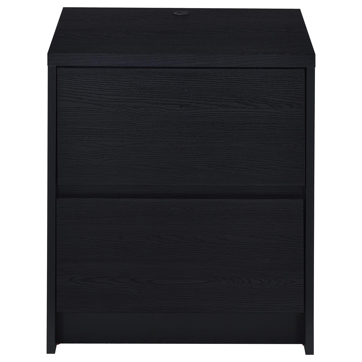 Westpark Black Nightstand with LED Lights and USB Ports from Coaster - Luna Furniture