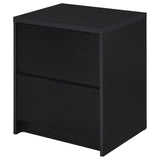 Westpark Black Nightstand with LED Lights and USB Ports from Coaster - Luna Furniture