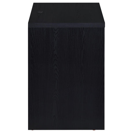Westpark Black Nightstand with LED Lights and USB Ports from Coaster - Luna Furniture