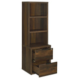 Westpark Dark Pine 3-Piece Wall Unit Bookcase Set with USB from Coaster - Luna Furniture