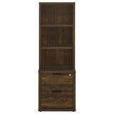 Westpark Dark Pine 3-Piece Wall Unit Bookcase Set with USB from Coaster - Luna Furniture