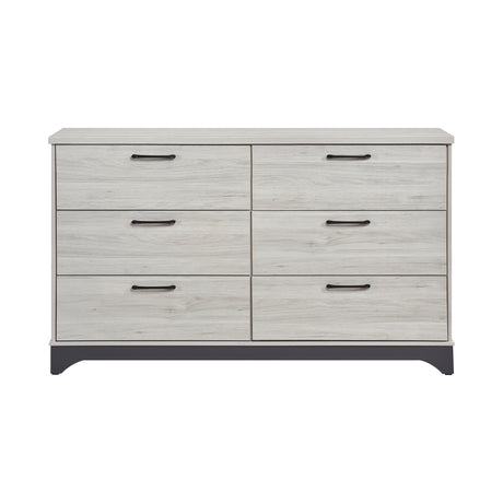 Westport White Oak/Gray Dresser from Homelegance - Luna Furniture