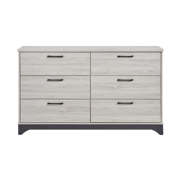 Westport White Oak/Gray Dresser