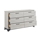 Westport White Oak/Gray Dresser from Homelegance - Luna Furniture