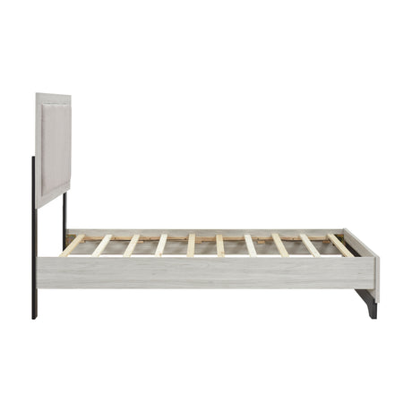 Westport White Oak/Gray Twin Platform Bed from Homelegance - Luna Furniture