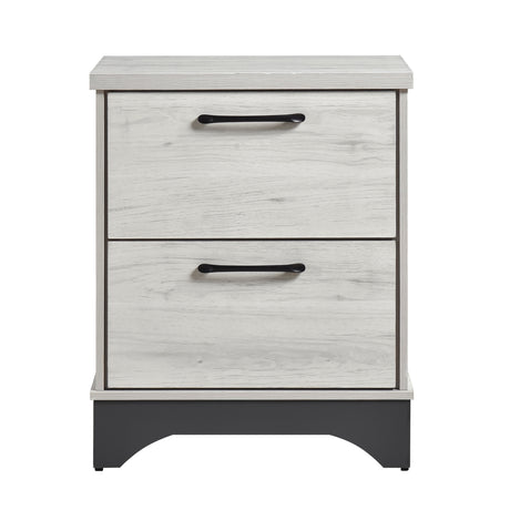 Westport White Oak/Gray Platform Bedroom Set from Homelegance - Luna Furniture
