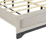 Westport White Oak/Gray Twin Platform Bed from Homelegance - Luna Furniture