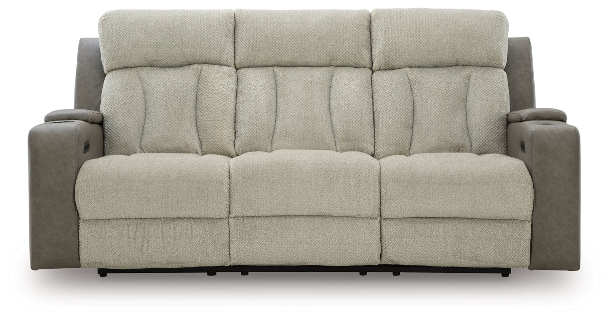 WhipLash Sisal Power Reclining Sofa from Ashley - Luna Furniture