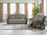 WhipLash Sofa and Loveseat in Sisal from Ashley - Luna Furniture