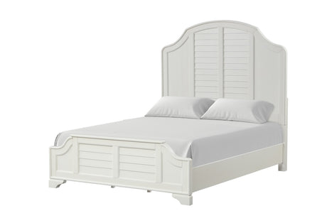 Whitehaven Antique White Queen Bed from Furniture of America - Luna Furniture