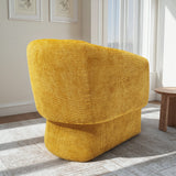 Wichita Gold Chenille Lounge Chair from Ashcroft Furniture - Luna Furniture