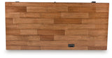 Wildenauer Brown/Black 60" Home Office Desk from Ashley - Luna Furniture