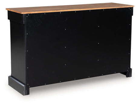 Wildenauer Brown/Black Dining Buffet from Ashley - Luna Furniture