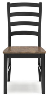 Wildenauer Dining Table and 4 Chairs in Brown/Black from Ashley - Luna Furniture