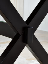 Wildenauer Dining Table and 4 Chairs in Brown/Black from Ashley - Luna Furniture