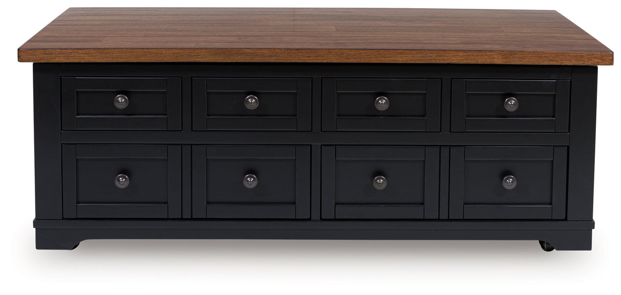 Wildenauer Lift-top Coffee Table and 2 Chairside End Tables from Ashley - Luna Furniture