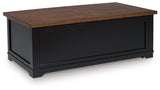 Wildenauer Lift-top Coffee Table and 2 Chairside End Tables from Ashley - Luna Furniture
