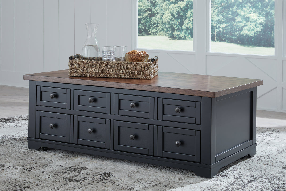 Wildenauer Lift-top Coffee Table and 2 Chairside End Tables from Ashley - Luna Furniture