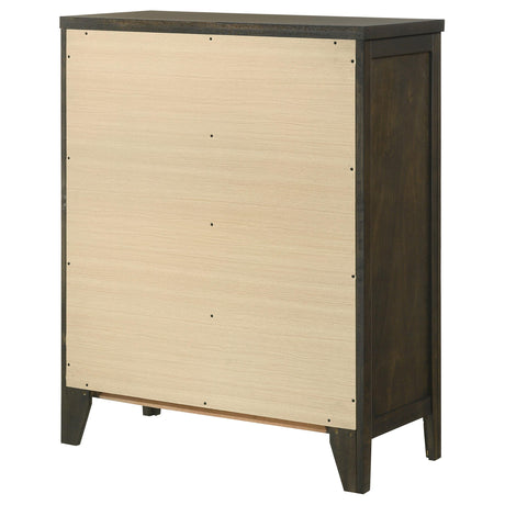 Wilkes Dark Cocoa 4-Drawer Chest from Coaster - Luna Furniture
