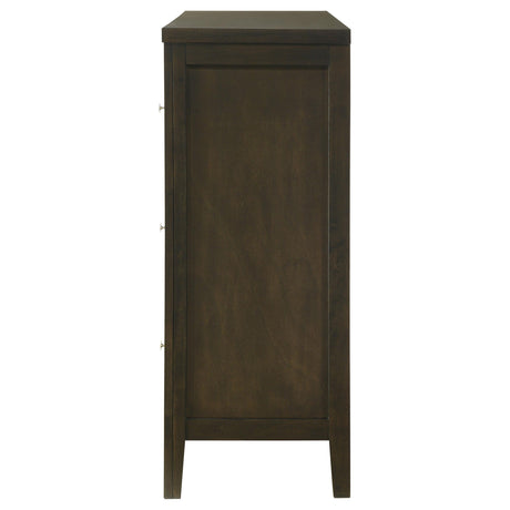 Wilkes Dark Cocoa 6-Drawer Dresser from Coaster - Luna Furniture