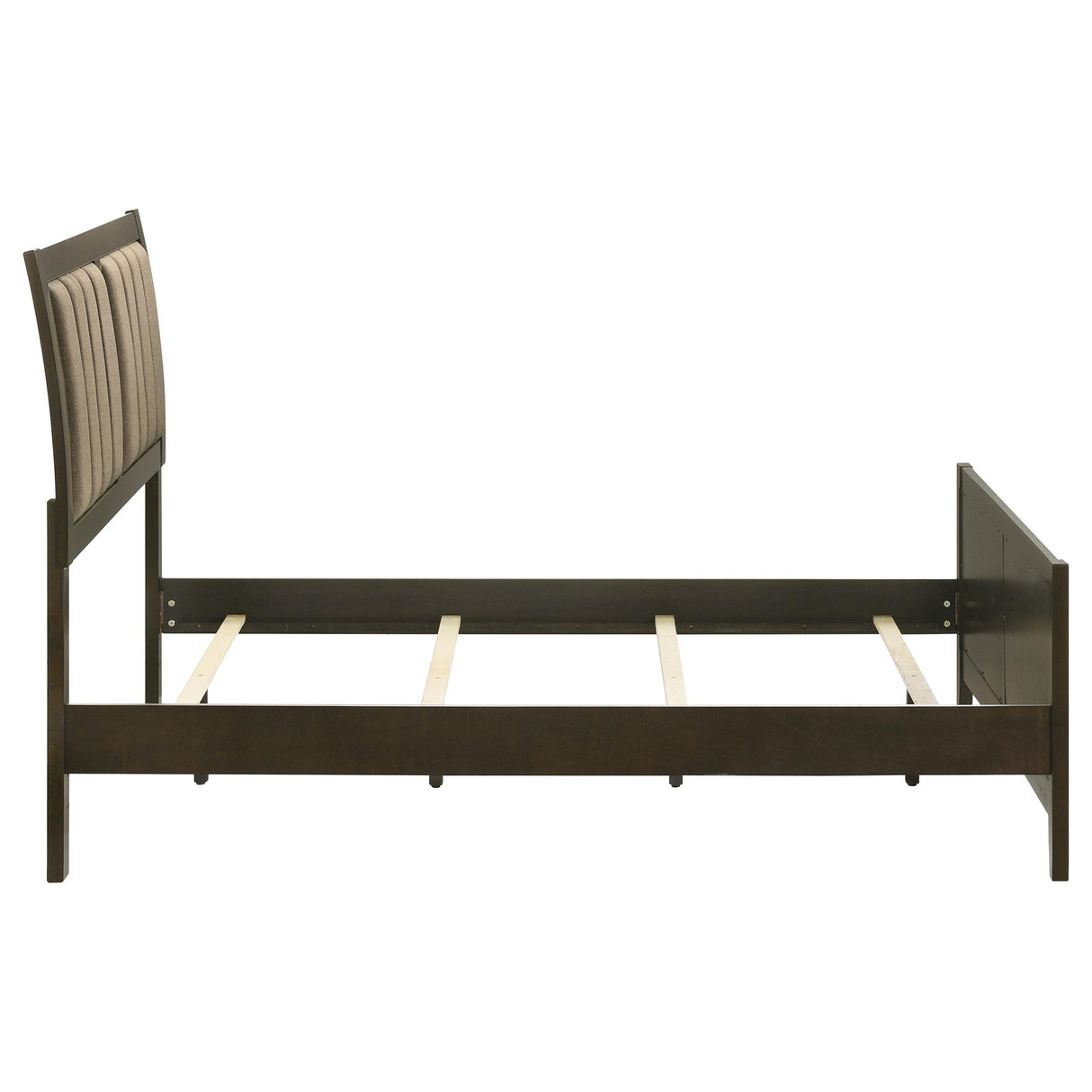 Wilkes Dark Cocoa Upholstered Full Bed from Coaster - Luna Furniture
