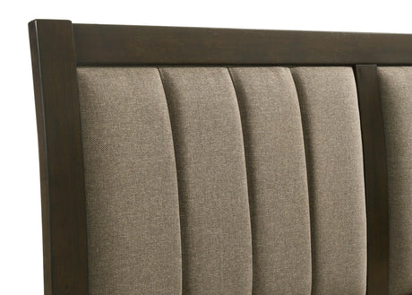 Wilkes Dark Cocoa Upholstered Full Bed from Coaster - Luna Furniture