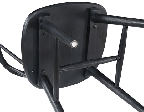 Willow Solid Wood Dining Chair, Black from Steve Silver - Luna Furniture