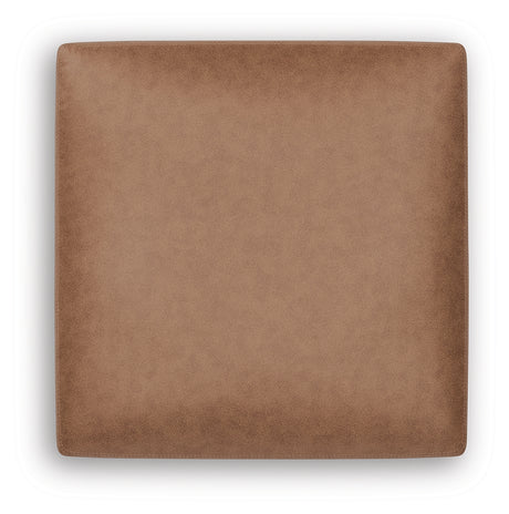 WillowBend Caramel Oversized Accent Ottoman from Ashley - Luna Furniture