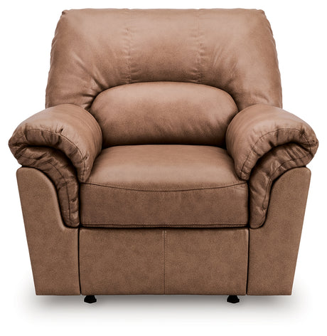 WillowBend Caramel Recliner from Ashley - Luna Furniture