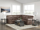 WillowBend Umber 2-Piece Sectional from Ashley Furniture - Luna Furniture