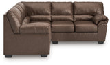 WillowBend Umber 2-Piece Sectional from Ashley Furniture - Luna Furniture