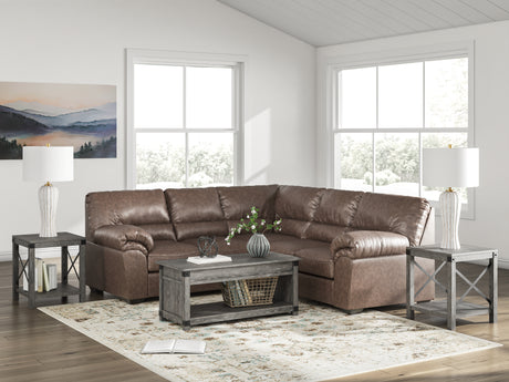 WillowBend Umber 2-Piece Sectional from Ashley - Luna Furniture