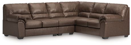 WillowBend Umber 3-Piece Sectional from Ashley - Luna Furniture