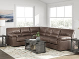 WillowBend Umber 3-Piece Sectional from Ashley Furniture - Luna Furniture
