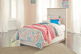 Willowton Twin Panel Headboard Bed with Dresser in Whitewash from Ashley - Luna Furniture
