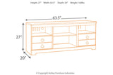 Willowton Whitewash 3-Piece Entertainment Center from Ashley Furniture - Luna Furniture