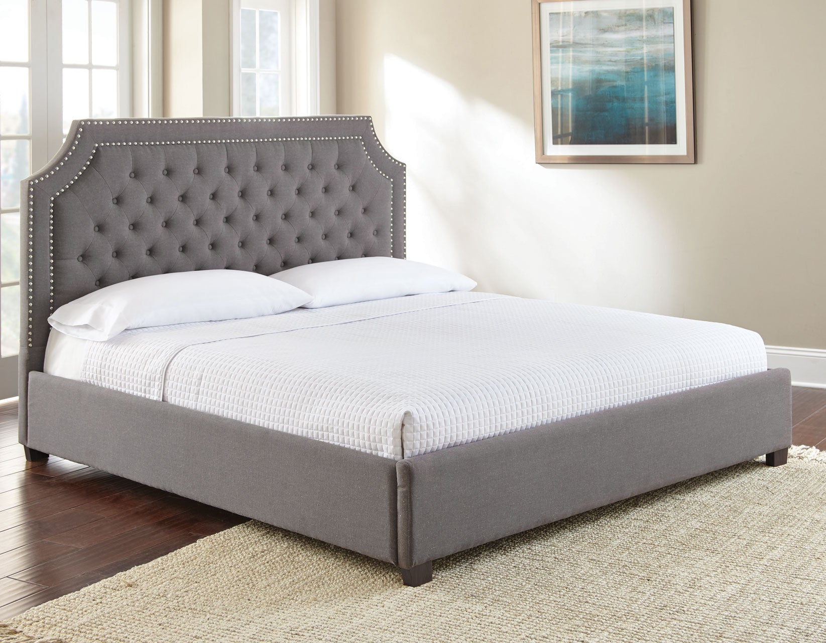 Steve Silver Wilshire Upholstered Bed - Thumbnail 4